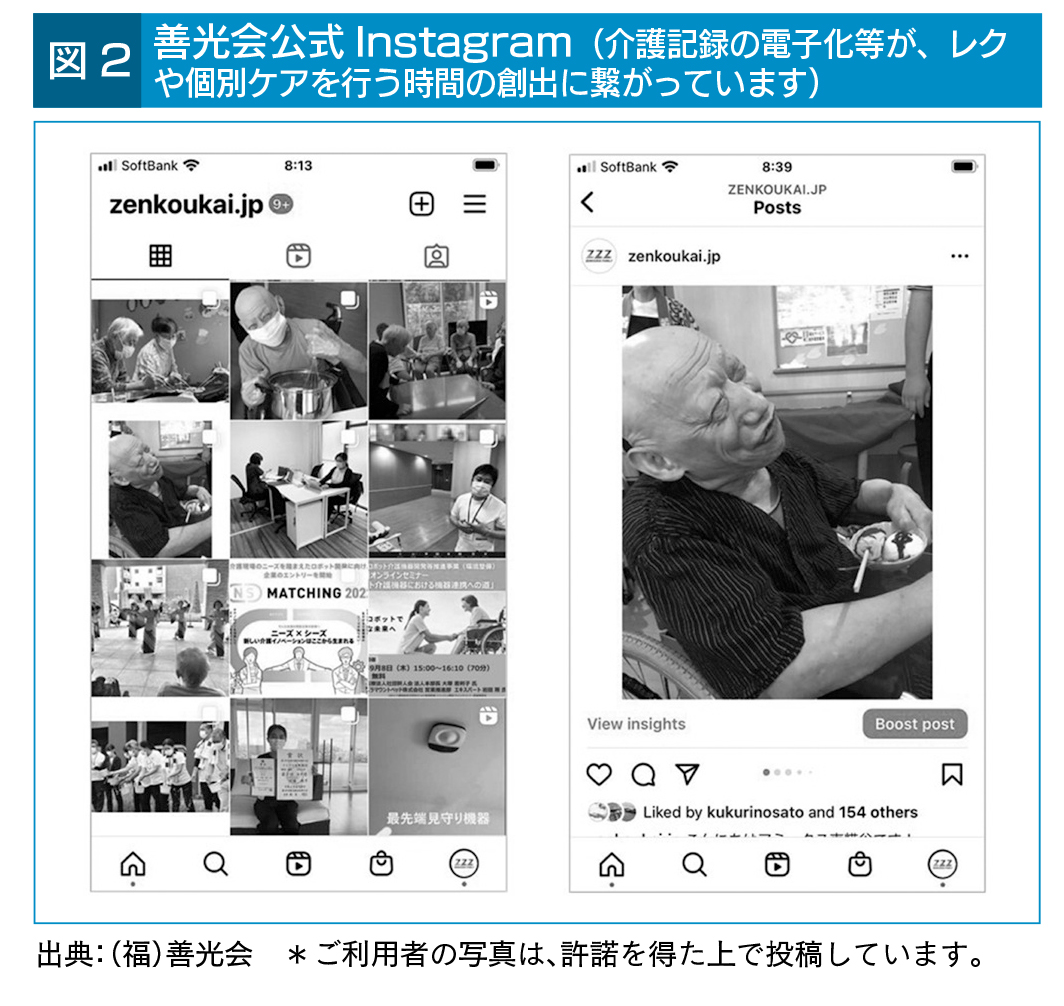 レクリエーションや個別ケアなどのQOL向上に繋がる支援