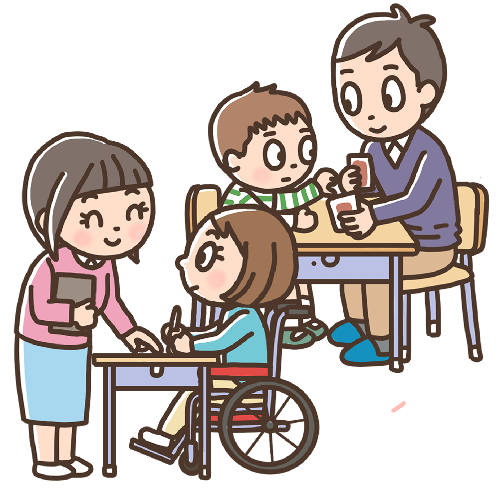特別支援学校教諭 子どもにかかわる職場画像