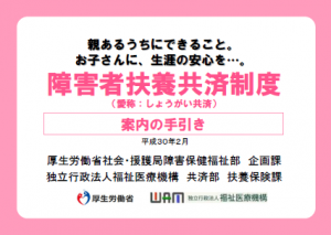 障害者行政窓口等でのごあんない用(手引き)の画像