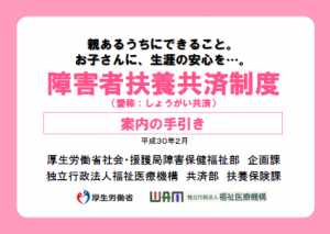 障害者行政窓口等でのごあんない用（手引き）の画像