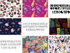 障害者とデザイン学科の学生が協働でデザインしたフォントとパターン