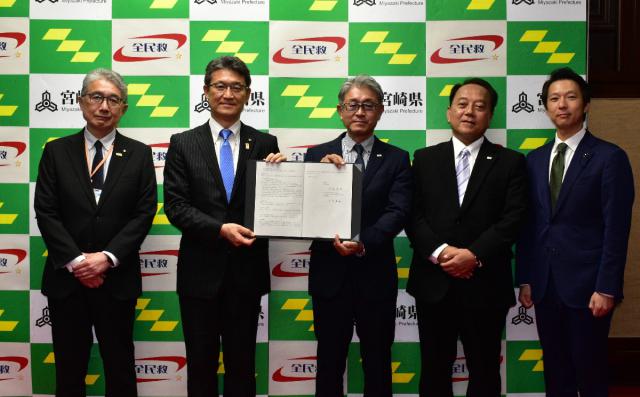宮崎県が民間救急事業者と協定　大規模災害など備え
