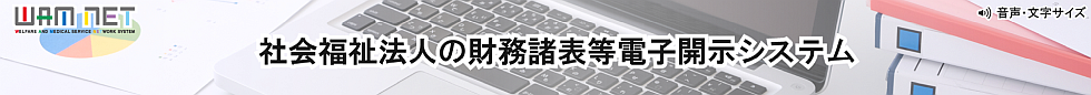 社会福祉法人の財務諸表等電子開示システム